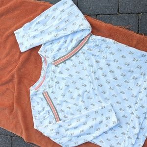 Cozy PJ Salvage LOVE Pajama Lounge Top, Women's L